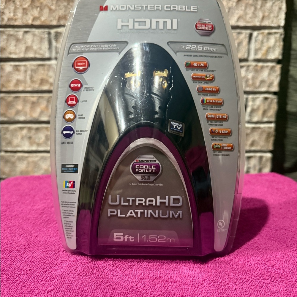 Monster Cable UltraHD Platinum HDMI Cable